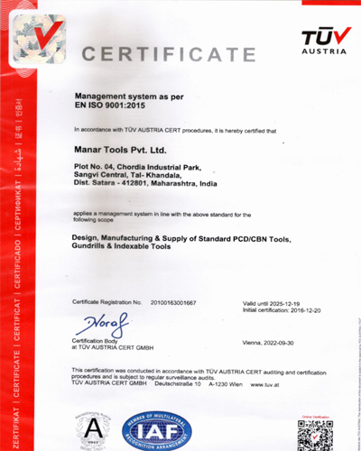 ISO Certificate